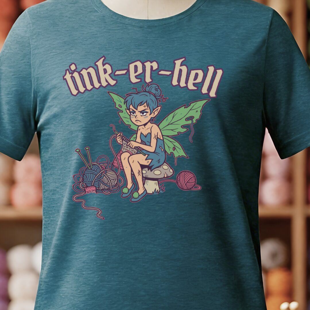 Tink-er-hell T-Shirt Teal Blue t-shirt