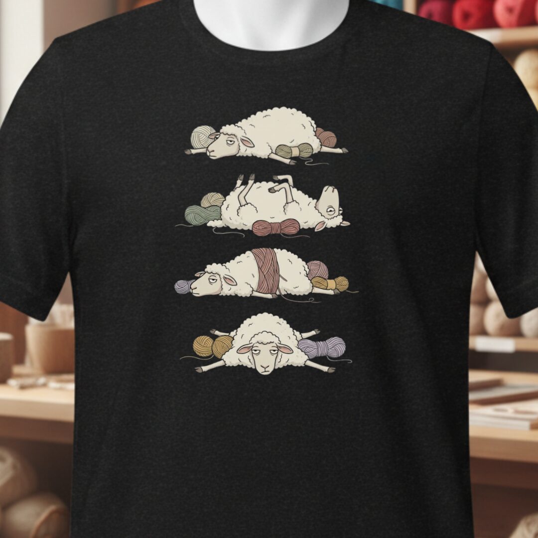 Tired Sheep T-Shirt Black t-shirt