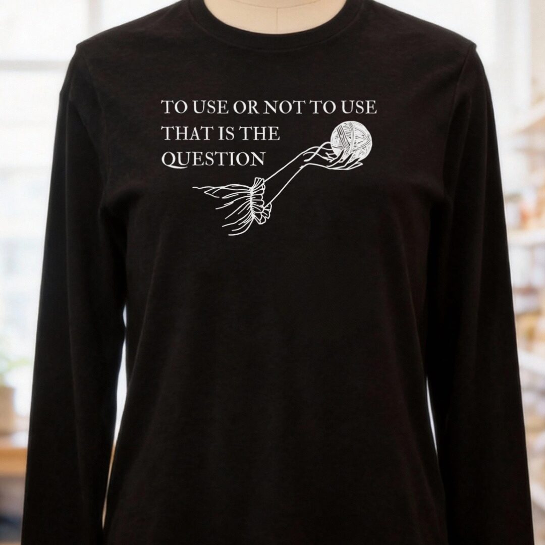 To Use Long Sleeve Tee Black t-shirt