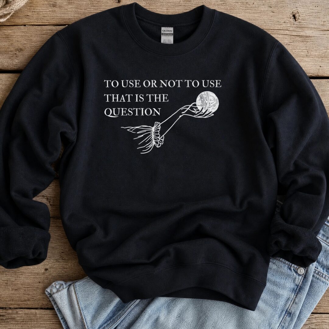 To Use Sweatshirt Black t-shirt