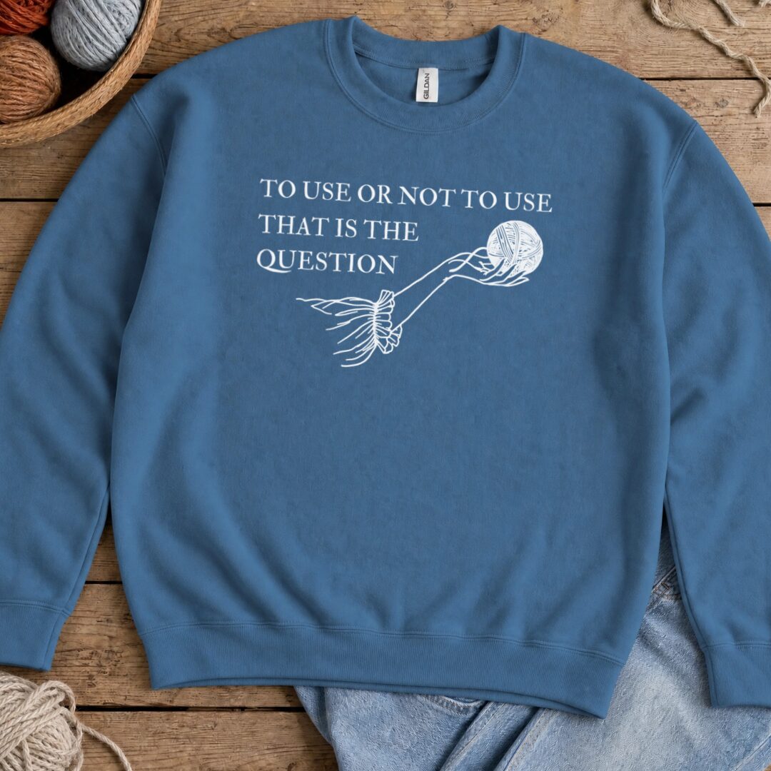 To Use Sweatshirt Indigo Blue t-shirt