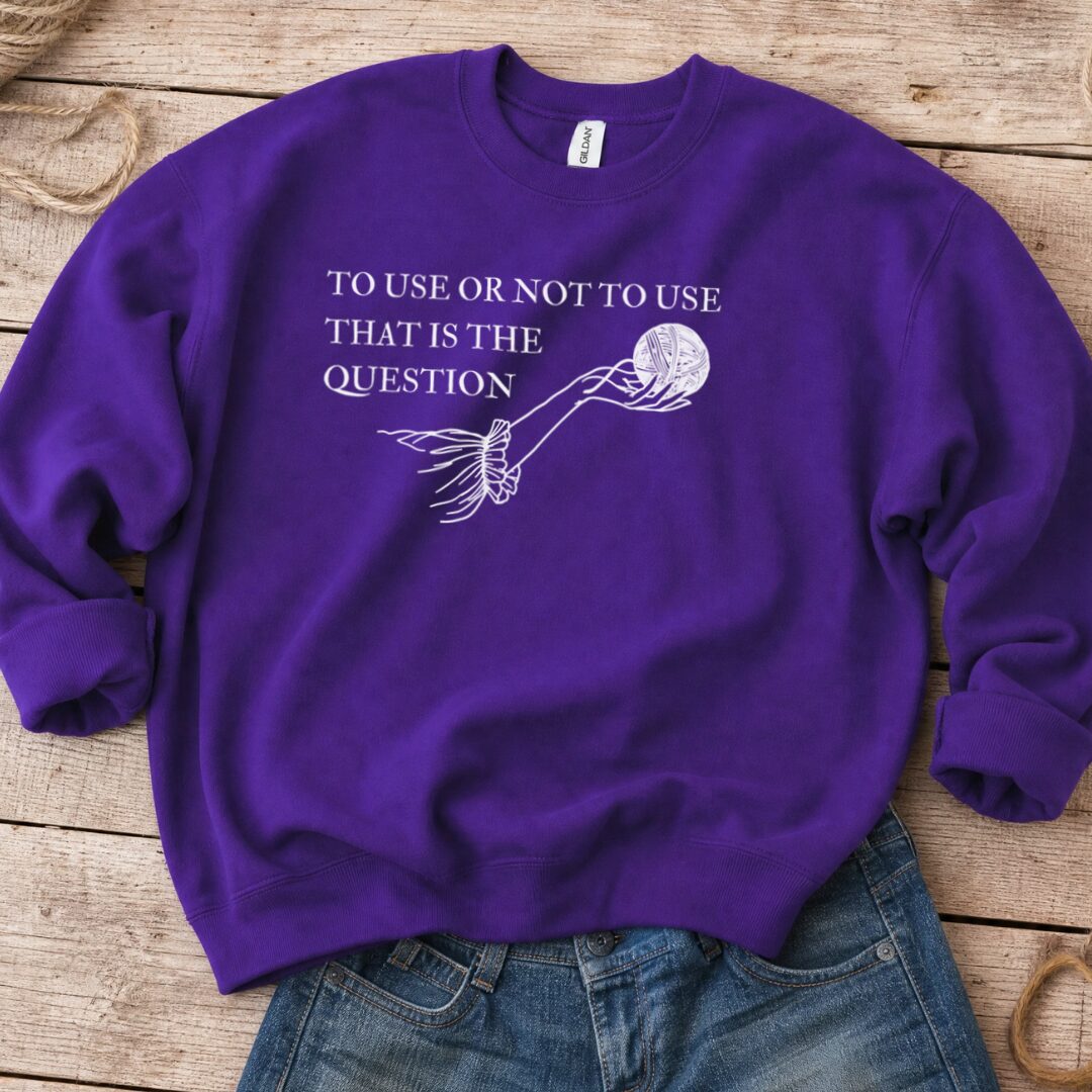 To Use Sweatshirt Purple t-shirt