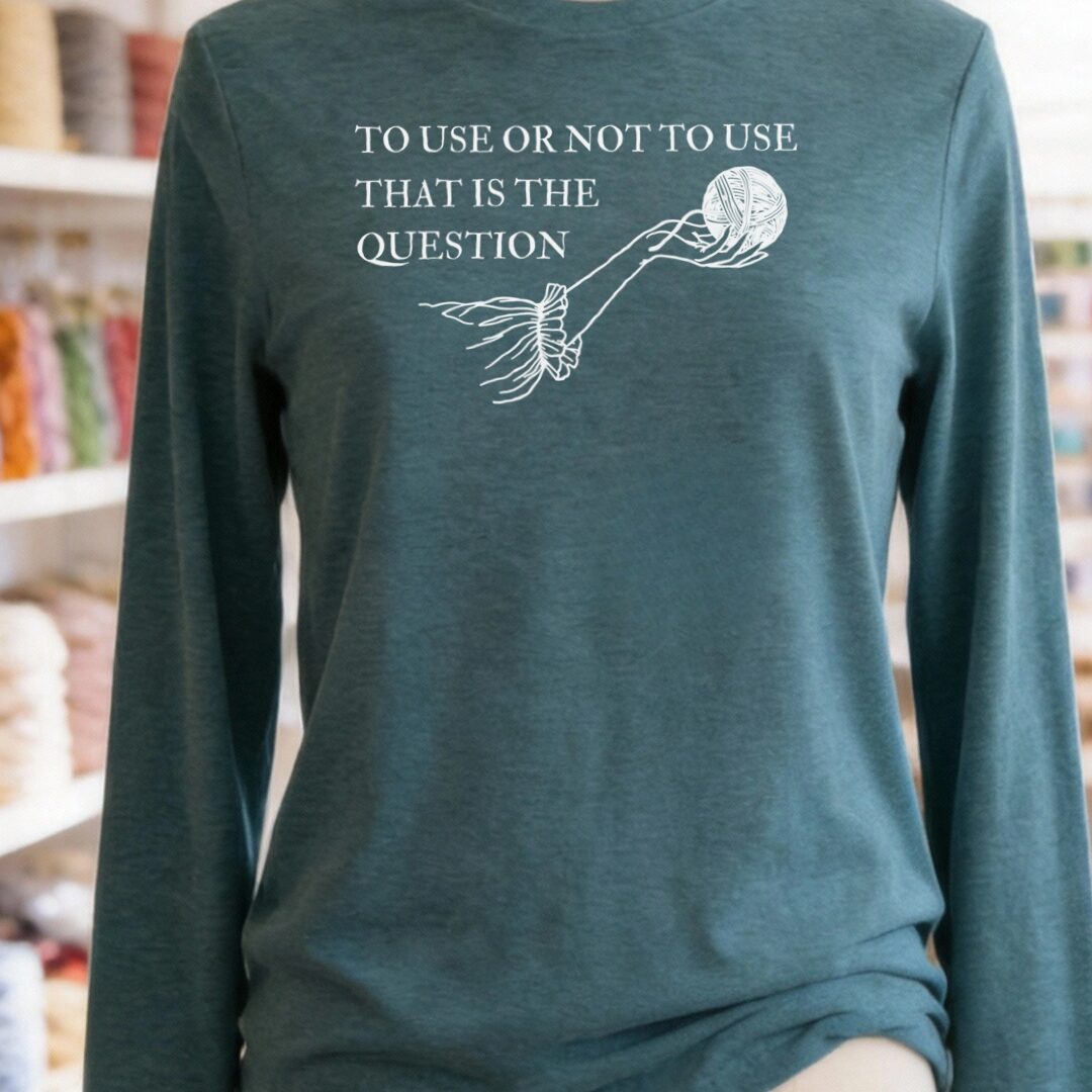 To Use Long Sleeve Tee Teal Blue t-shirt