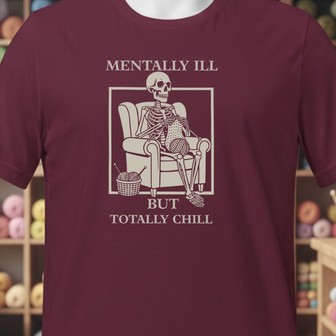 Totally Chill T-Shirt Maroon t-shirt