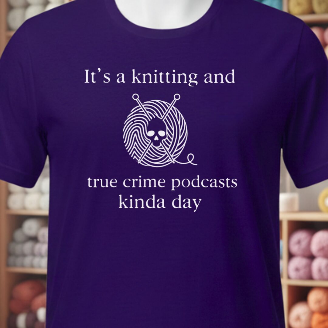 True Crime T-Shirt Purple t-shirt