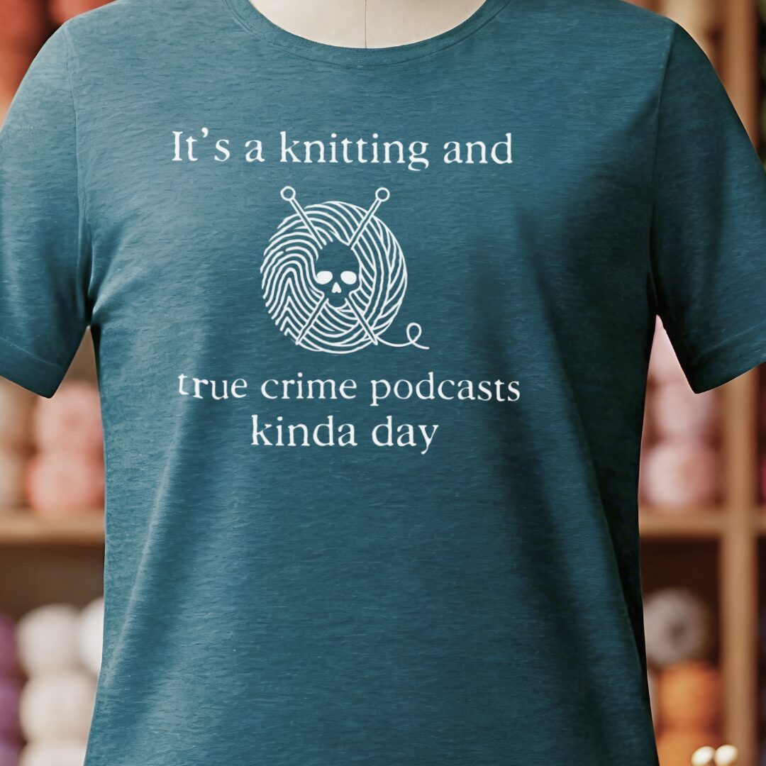 True Crime T-Shirt Teal Blue t-shirt