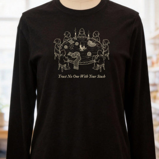 Trust No One Black Long Sleeve Tee.jpg