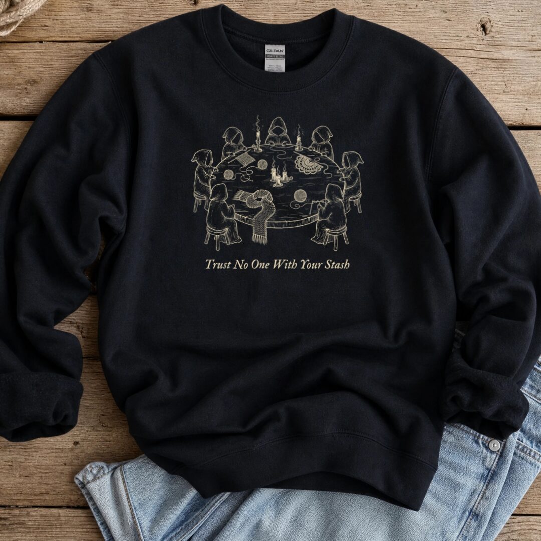 Trust No One Black Sweatshirt.jpg