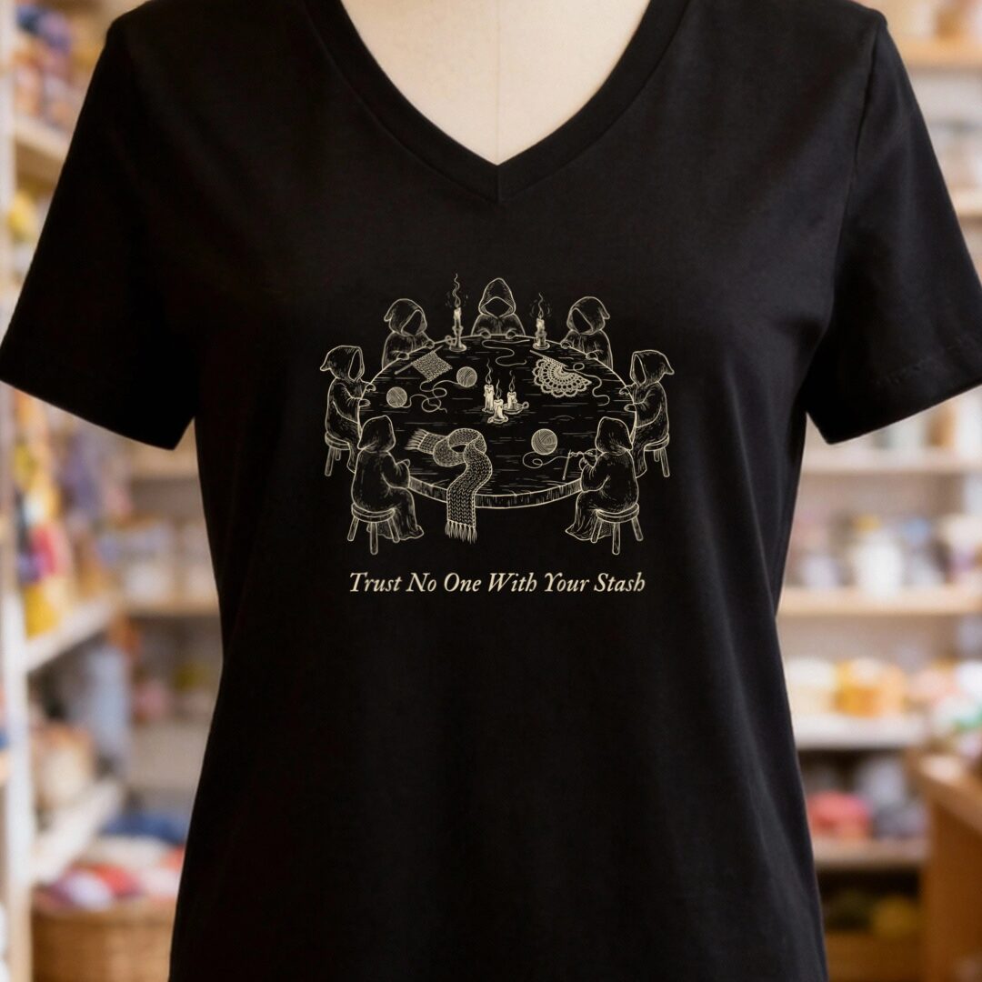 Trust No One Black V Neck.jpg