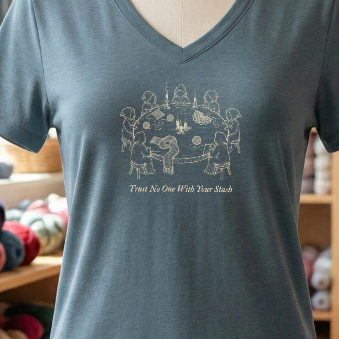 Trust No One Slate V Neck.jpg