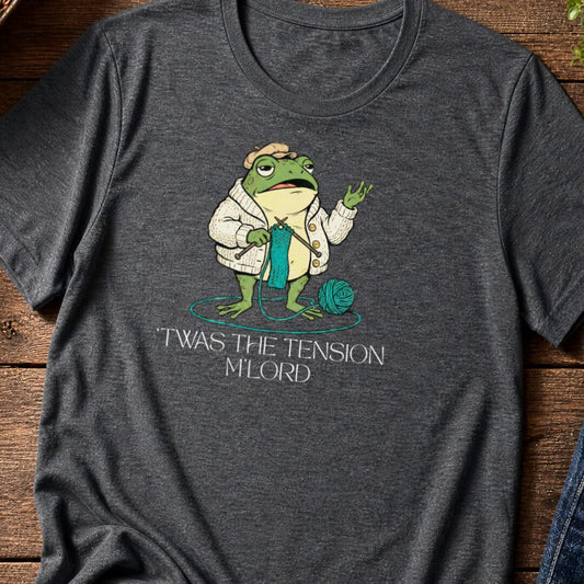 'Twas The Tension T-Shirt Dark Grey t-shirt