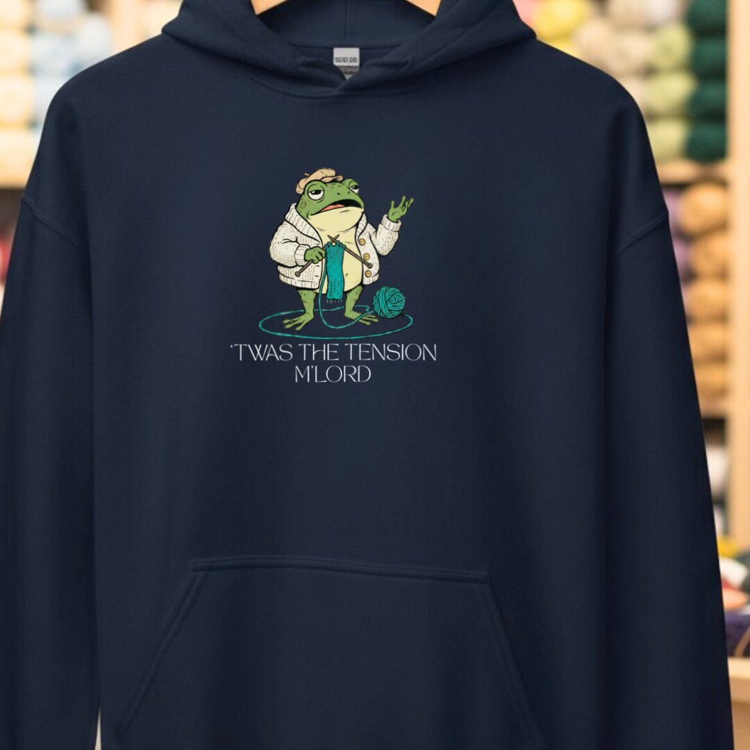'Twas The Tension Navy Hoodie.jpg