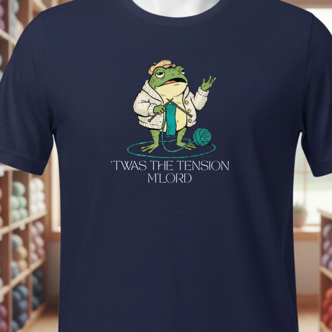 'Twas The Tension T-Shirt Navy t-shirt