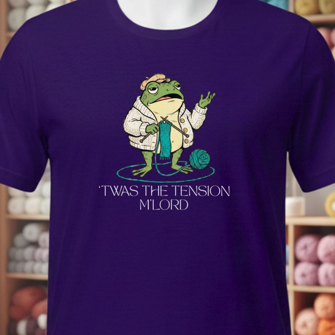 'Twas The Tension T-Shirt Purple t-shirt