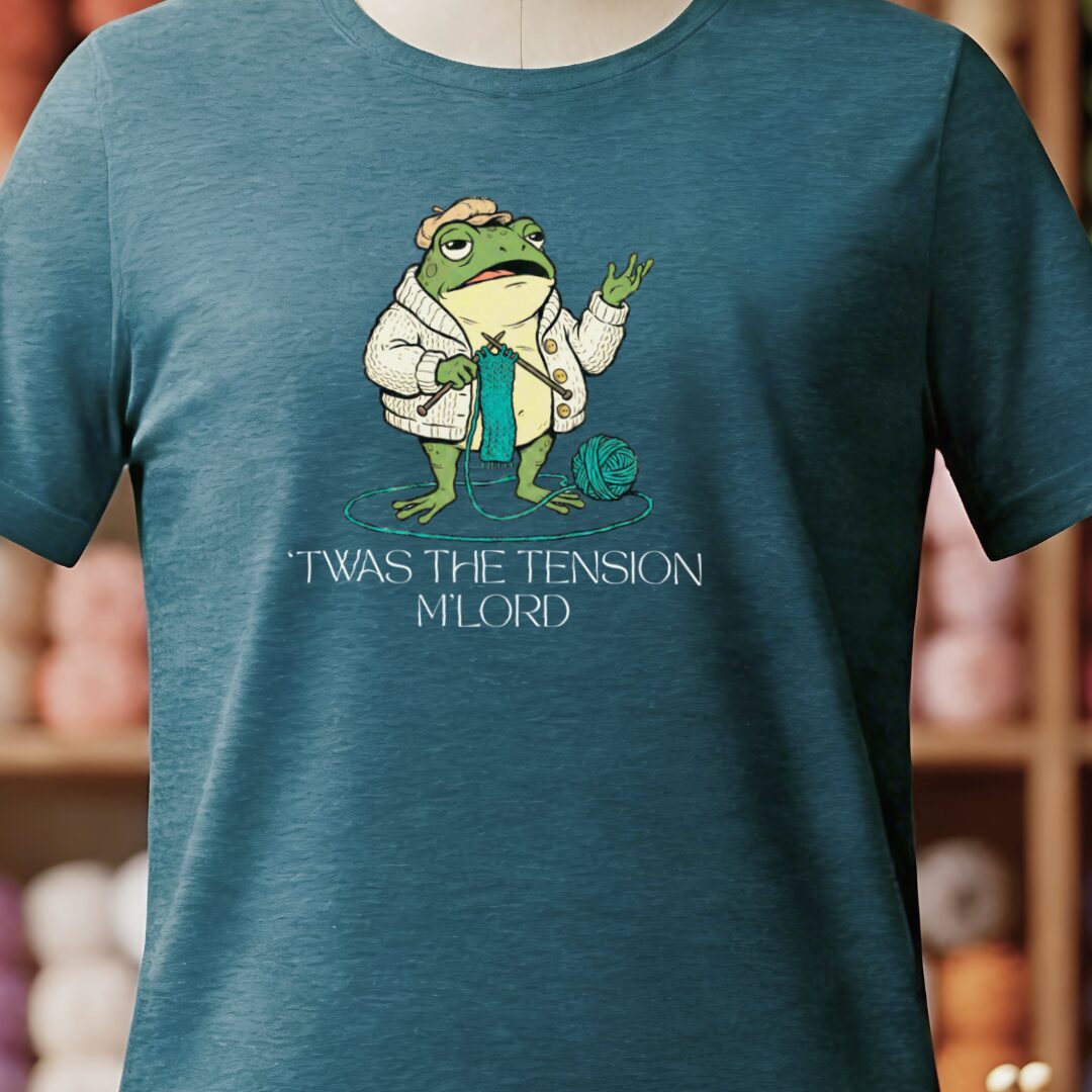 'Twas The Tension T-Shirt Teal Blue t-shirt