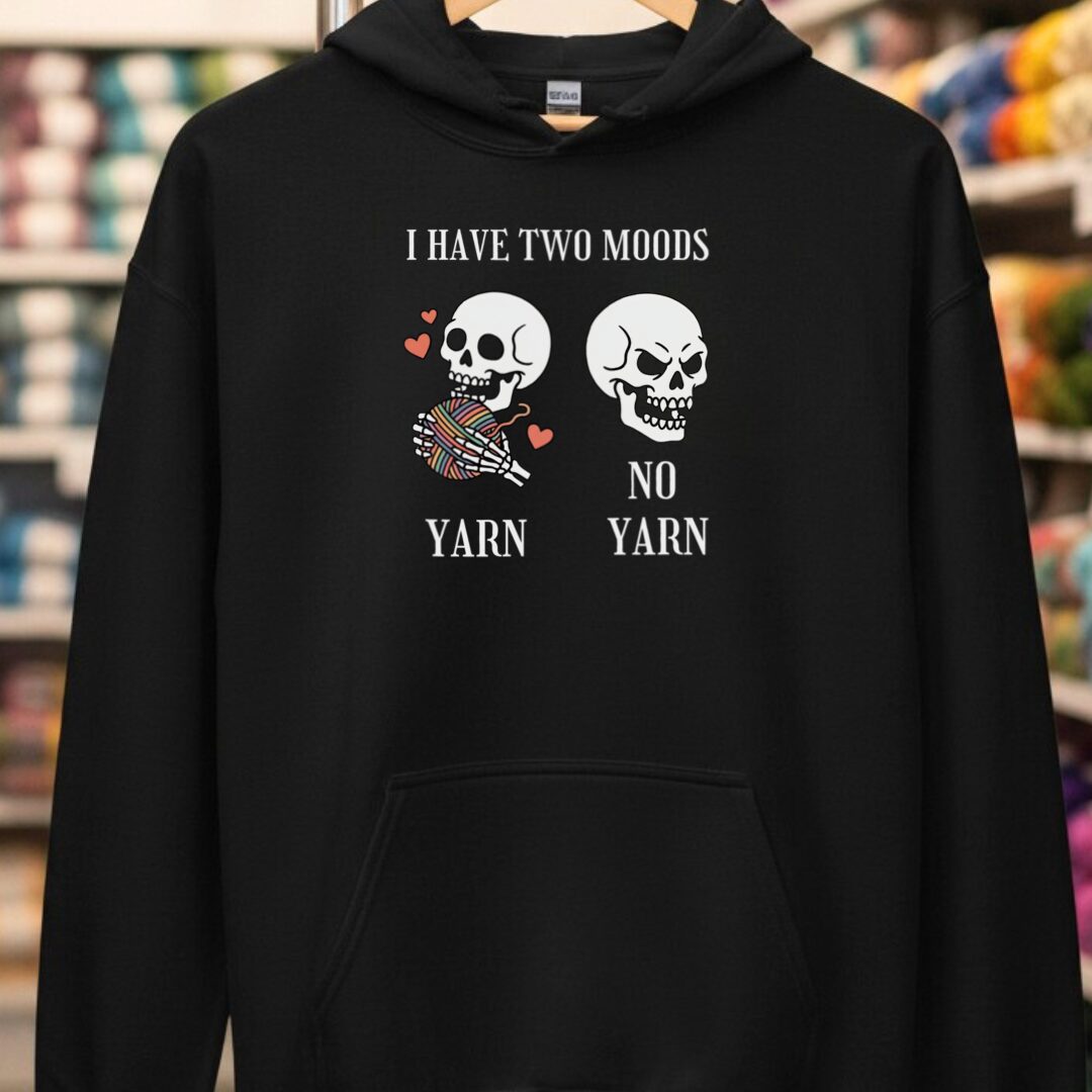 Two Moods Hoodie Black t-shirt