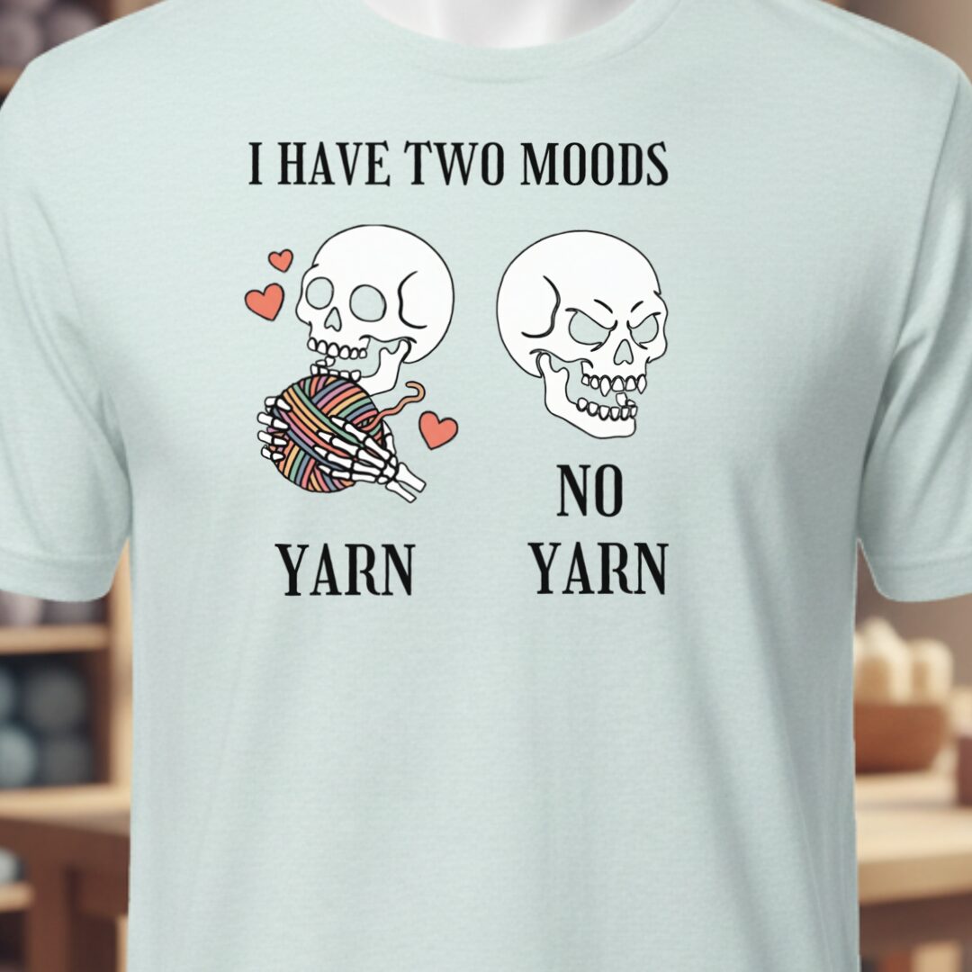 Two Moods T-Shirt Ice Blue t-shirt