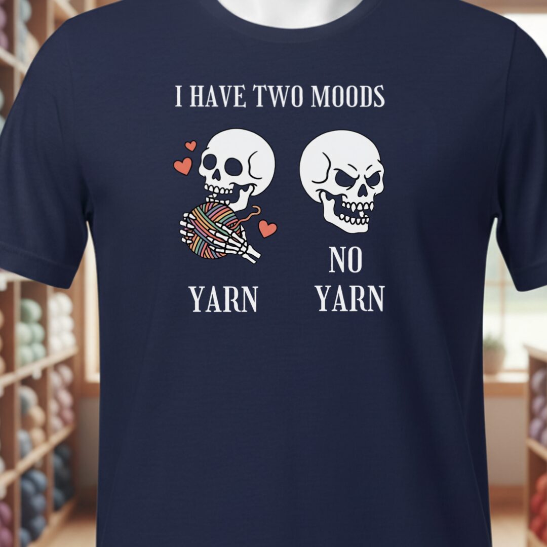 Two Moods T-Shirt Navy t-shirt