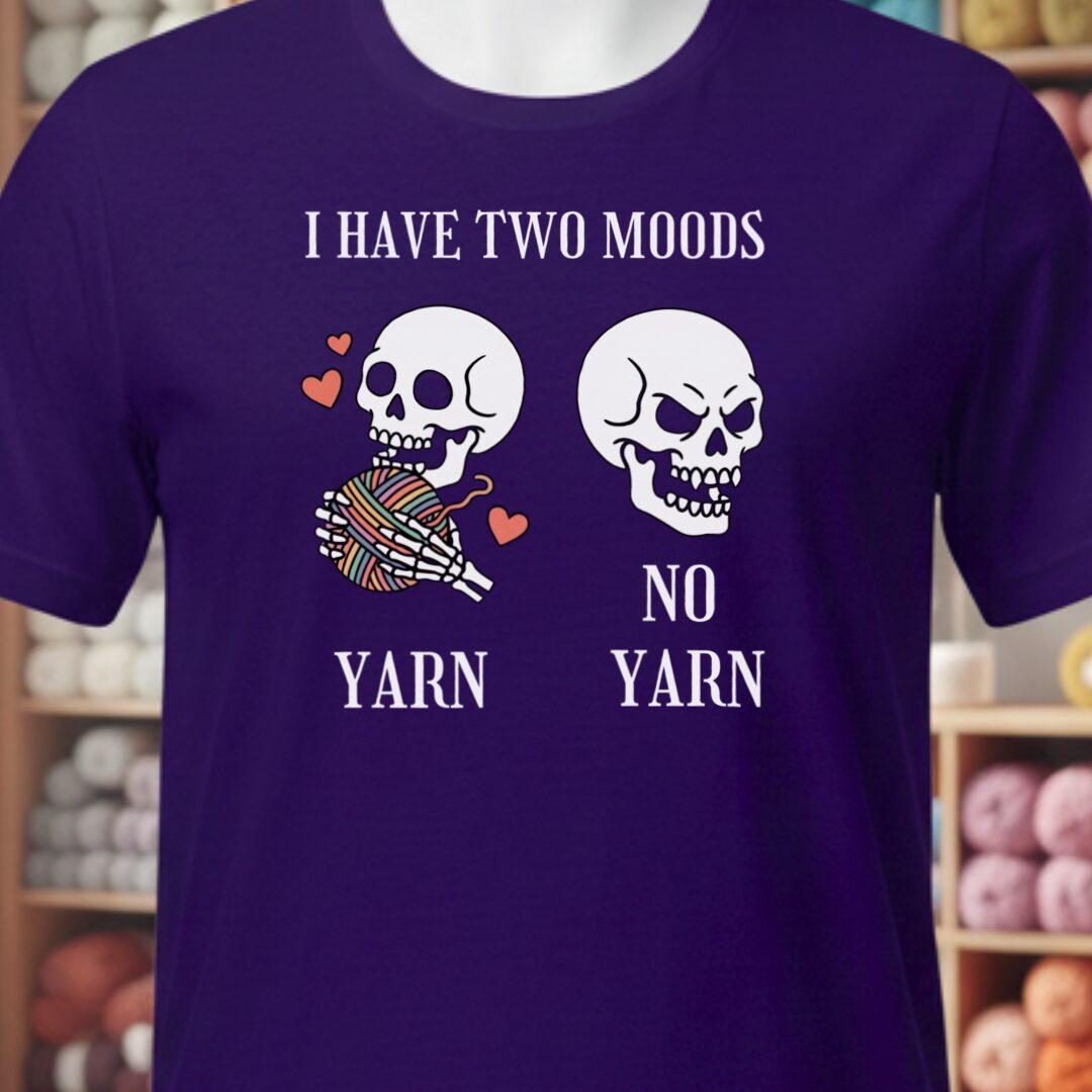Two Moods T-Shirt Purple t-shirt
