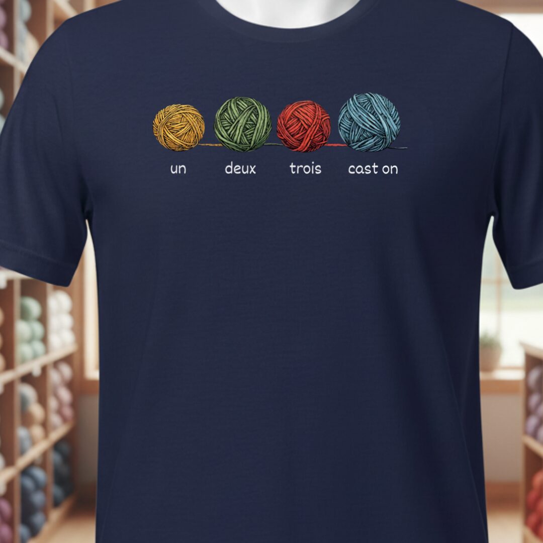 Un Deux Trois Cast On T-Shirt Navy t-shirt
