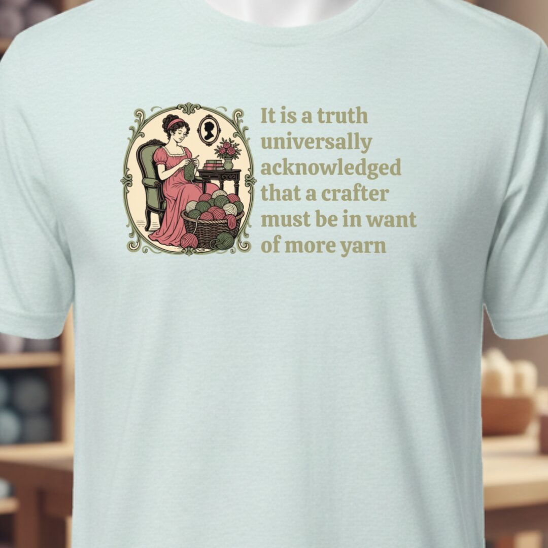 Universally Acknowledged T-Shirt Ice Blue t-shirt