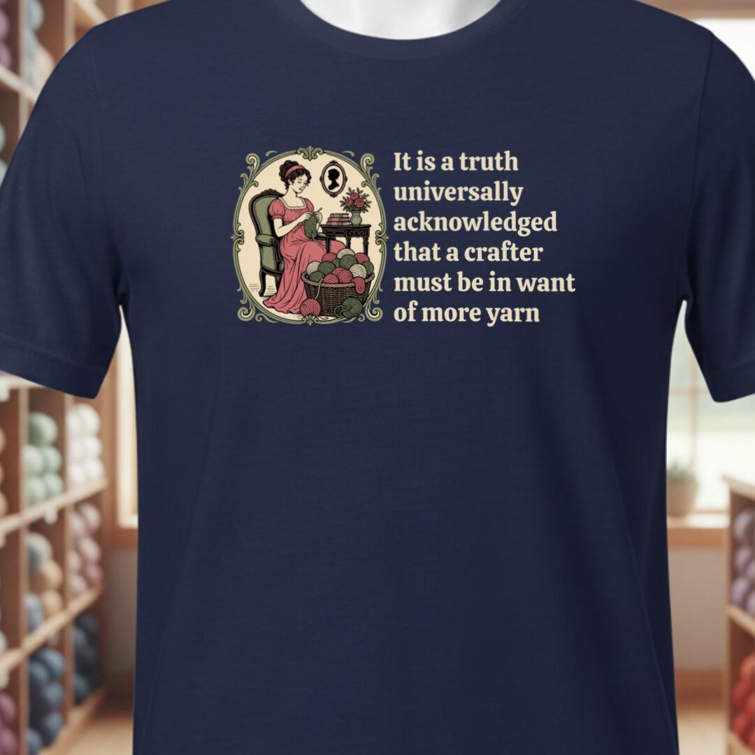 Universally Acknowledged Navy T-Shirt.jpg