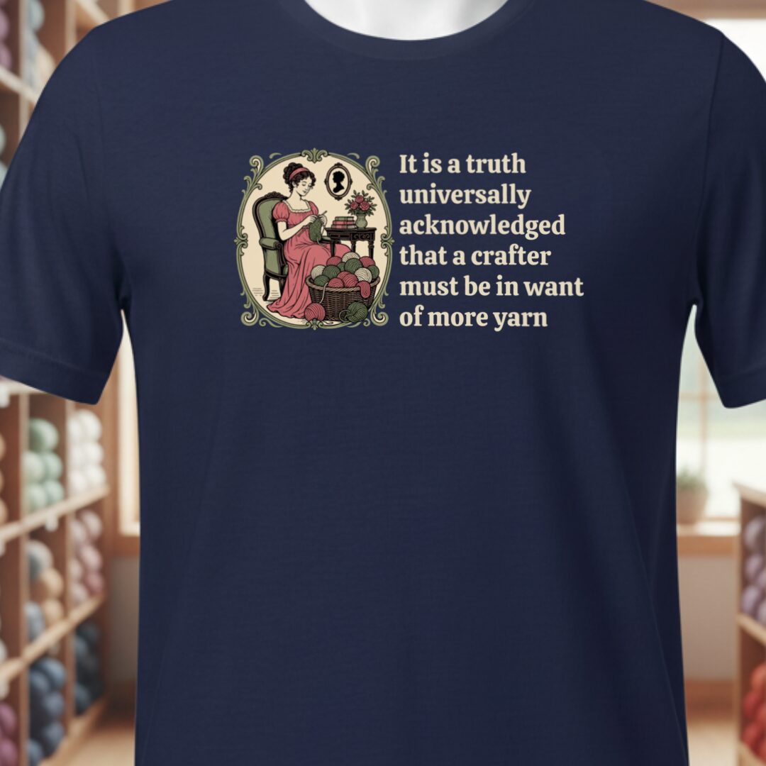 Universally Acknowledged T-Shirt Navy t-shirt