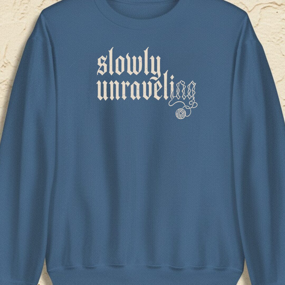 Unraveling Indigo Blue Sweatshirt.jpg