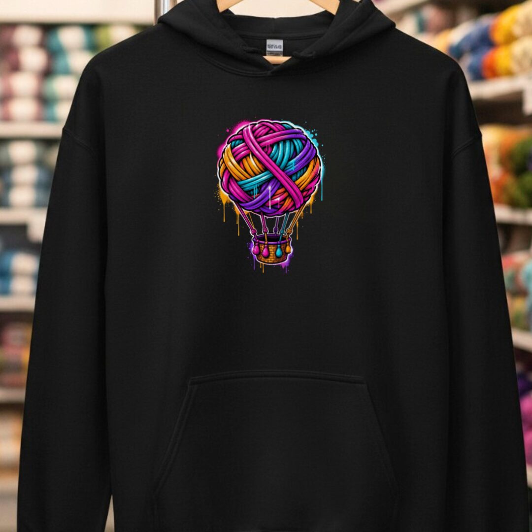 Up And Away Hoodie Black t-shirt
