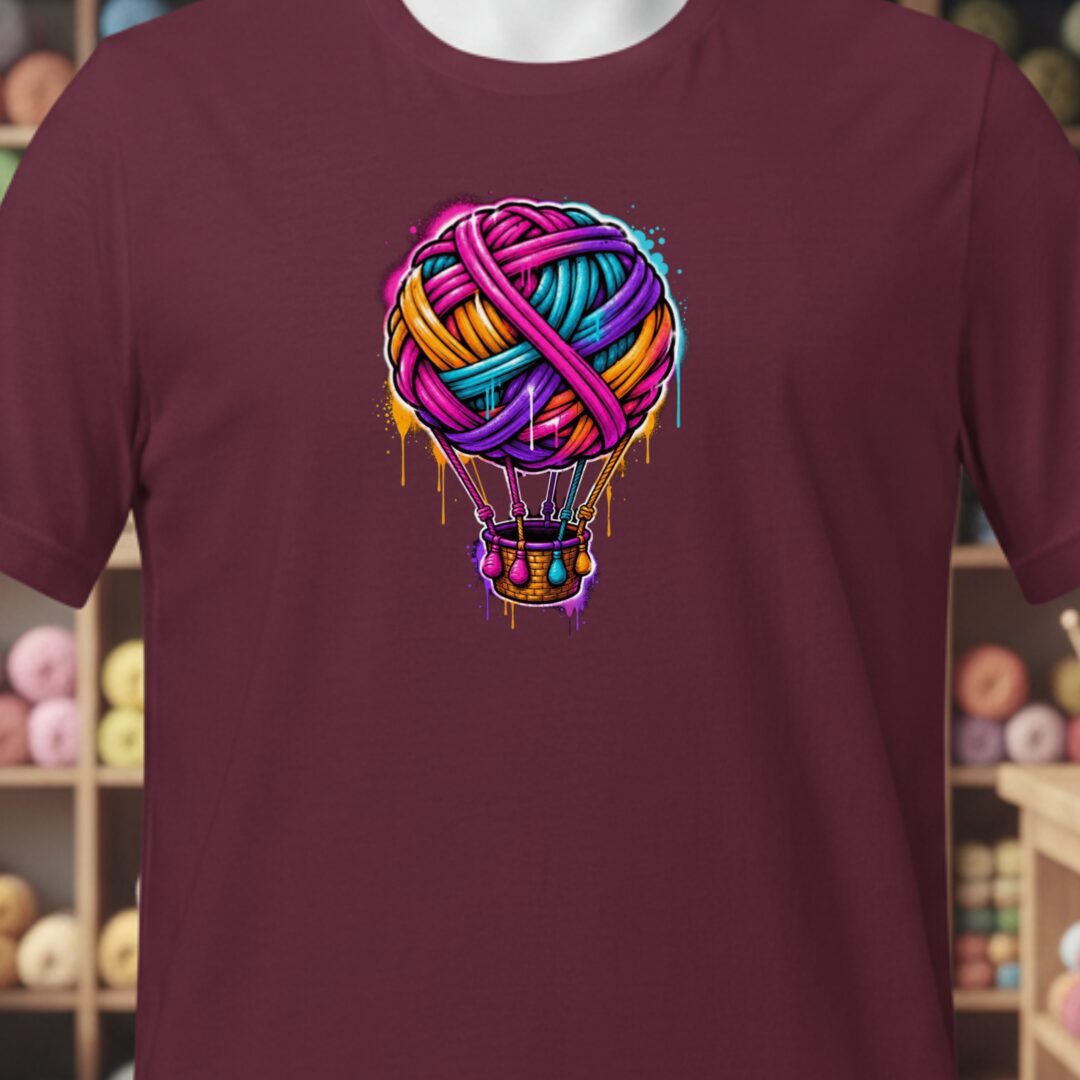Up And Away T-Shirt Maroon t-shirt