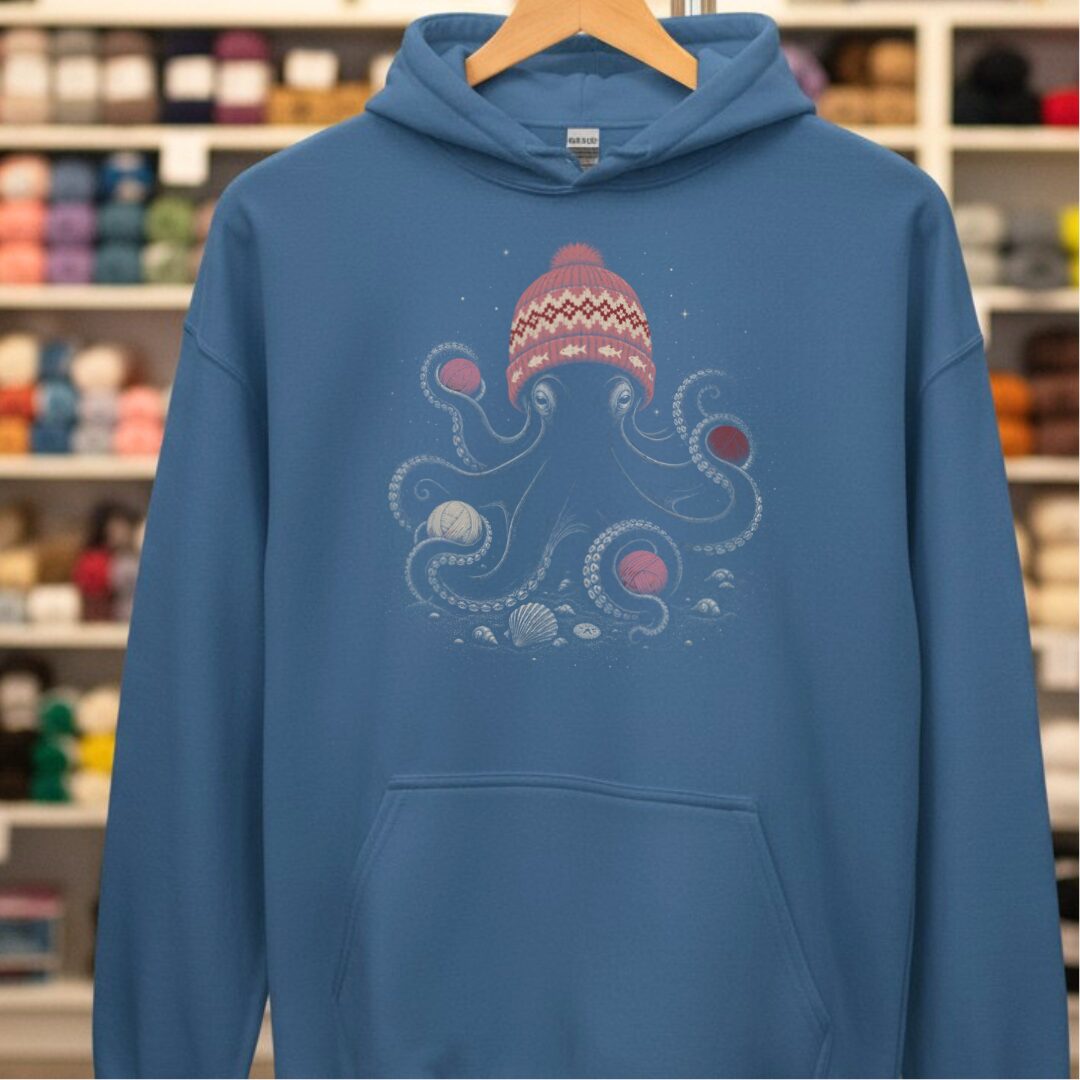 Warm Octopus Indigo Blue Hoodie.jpg