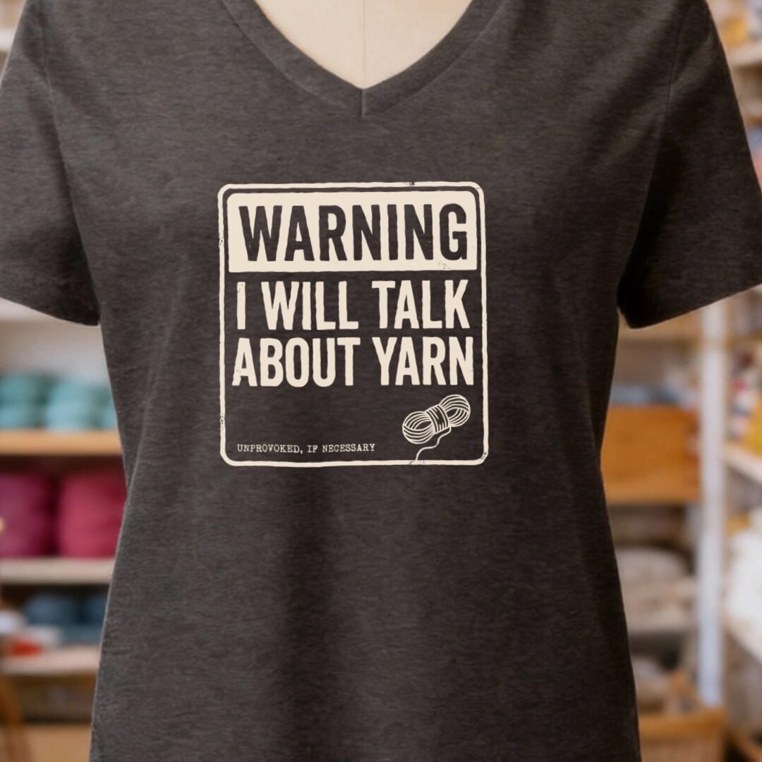 Warning Dark Grey V Neck.jpg
