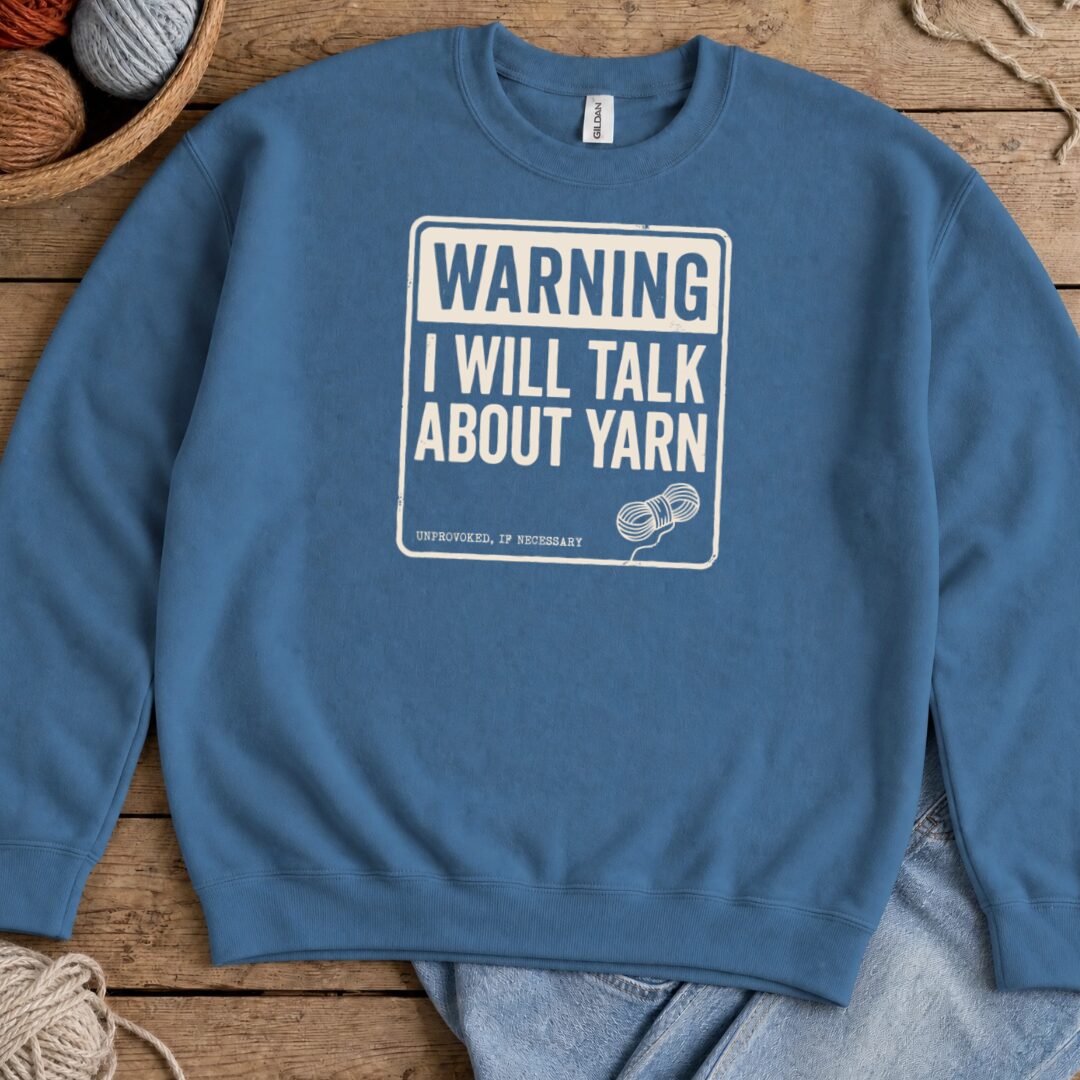 Warning Indigo Blue Sweatshirt.jpg