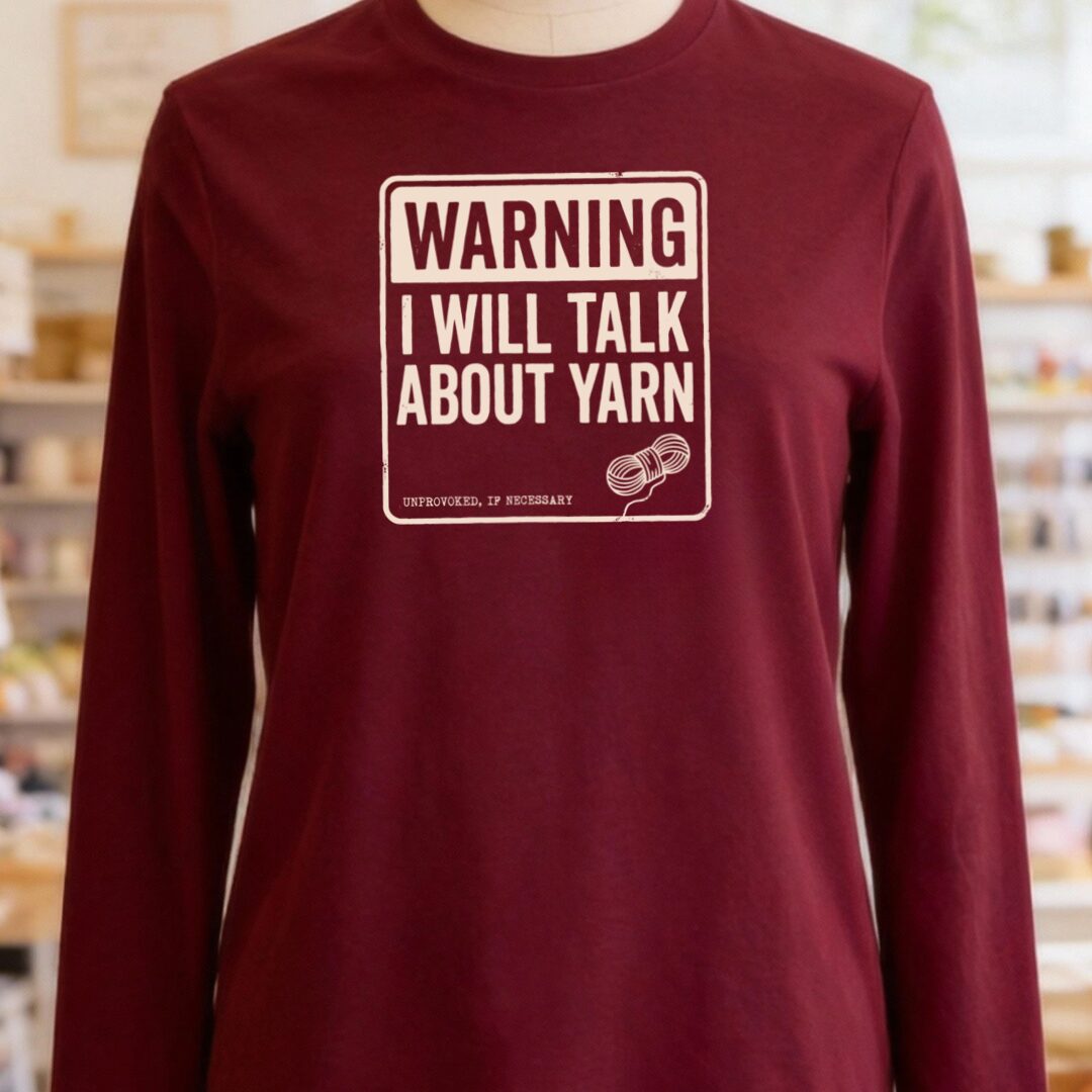 Warning Maroon Long Sleeve Tee.jpg