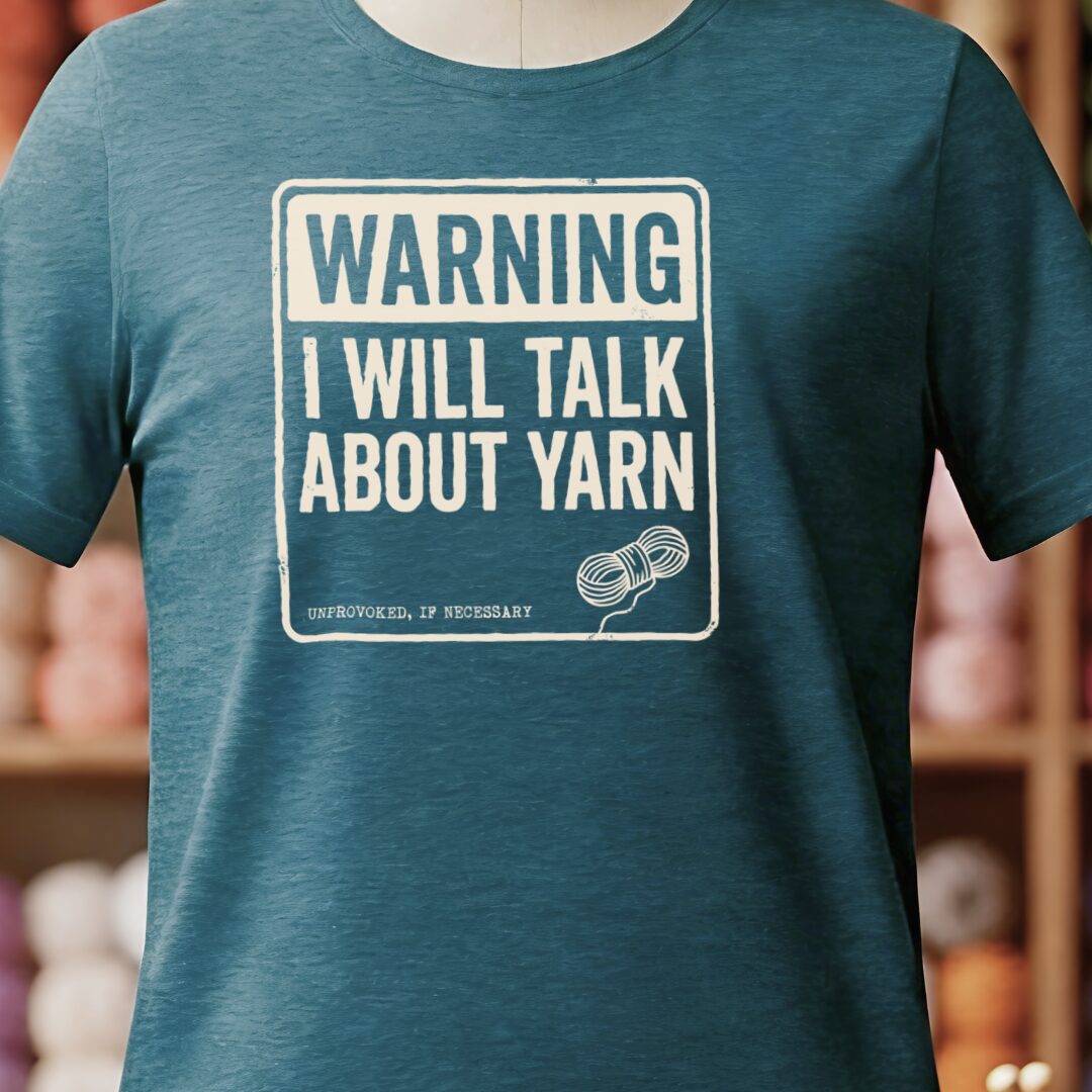 Warning Teal Blue T-Shirt.jpg