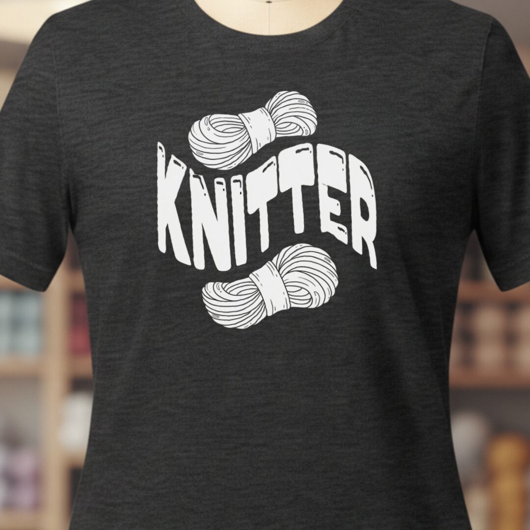 Warped Knitter T-Shirt Dark Grey t-shirt