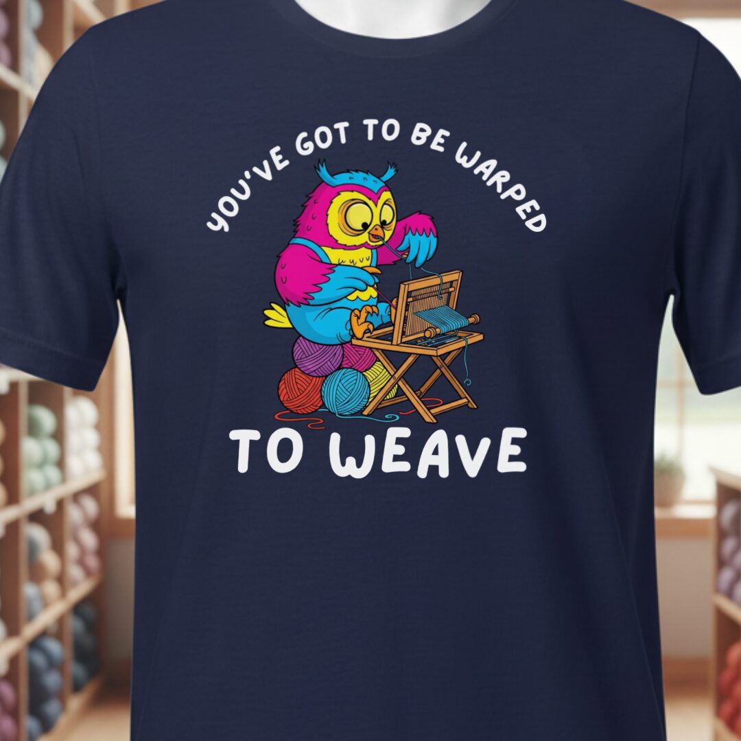Warped to Weave T-Shirt Navy t-shirt
