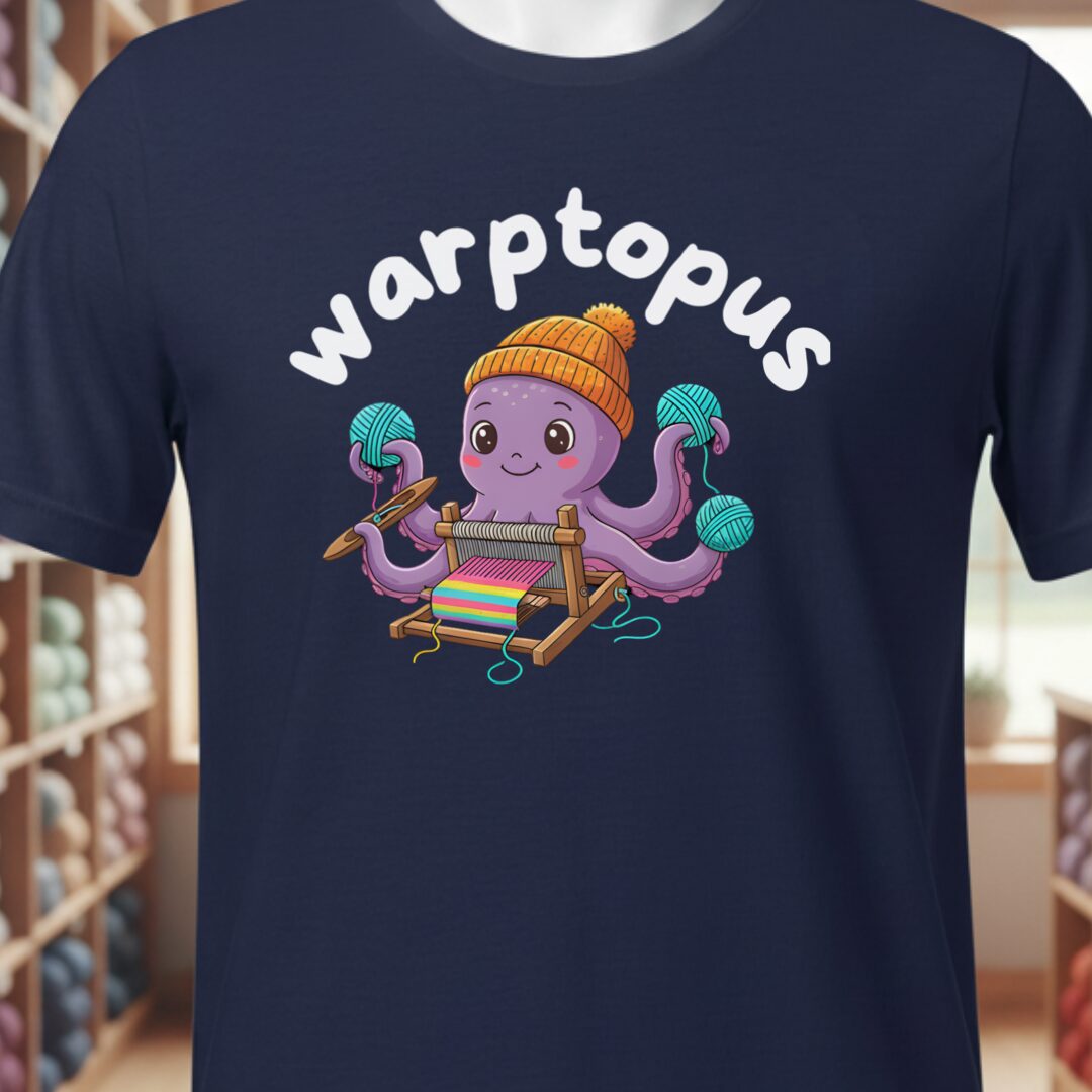 Warptopus T-Shirt Navy t-shirt