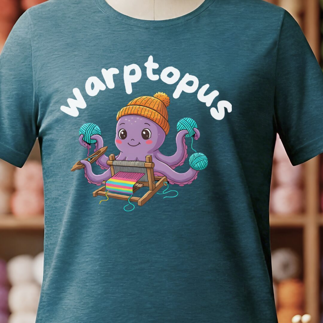 Warptopus T-Shirt Teal Blue t-shirt