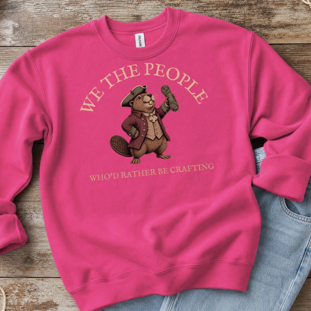 We The People Bright Pink Sweatshirt.jpg