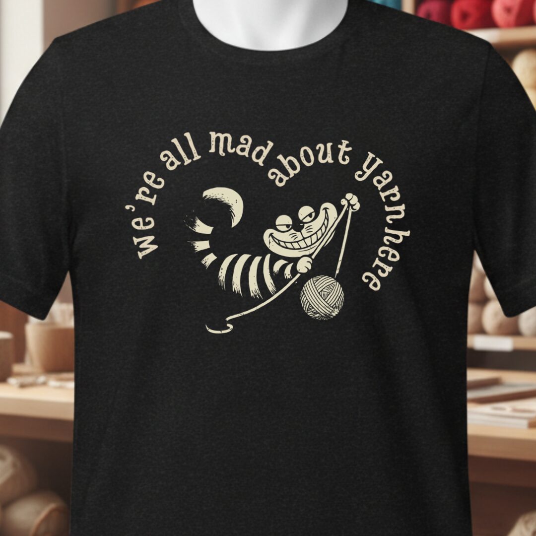 We're All Mad Here T-Shirt Black t-shirt