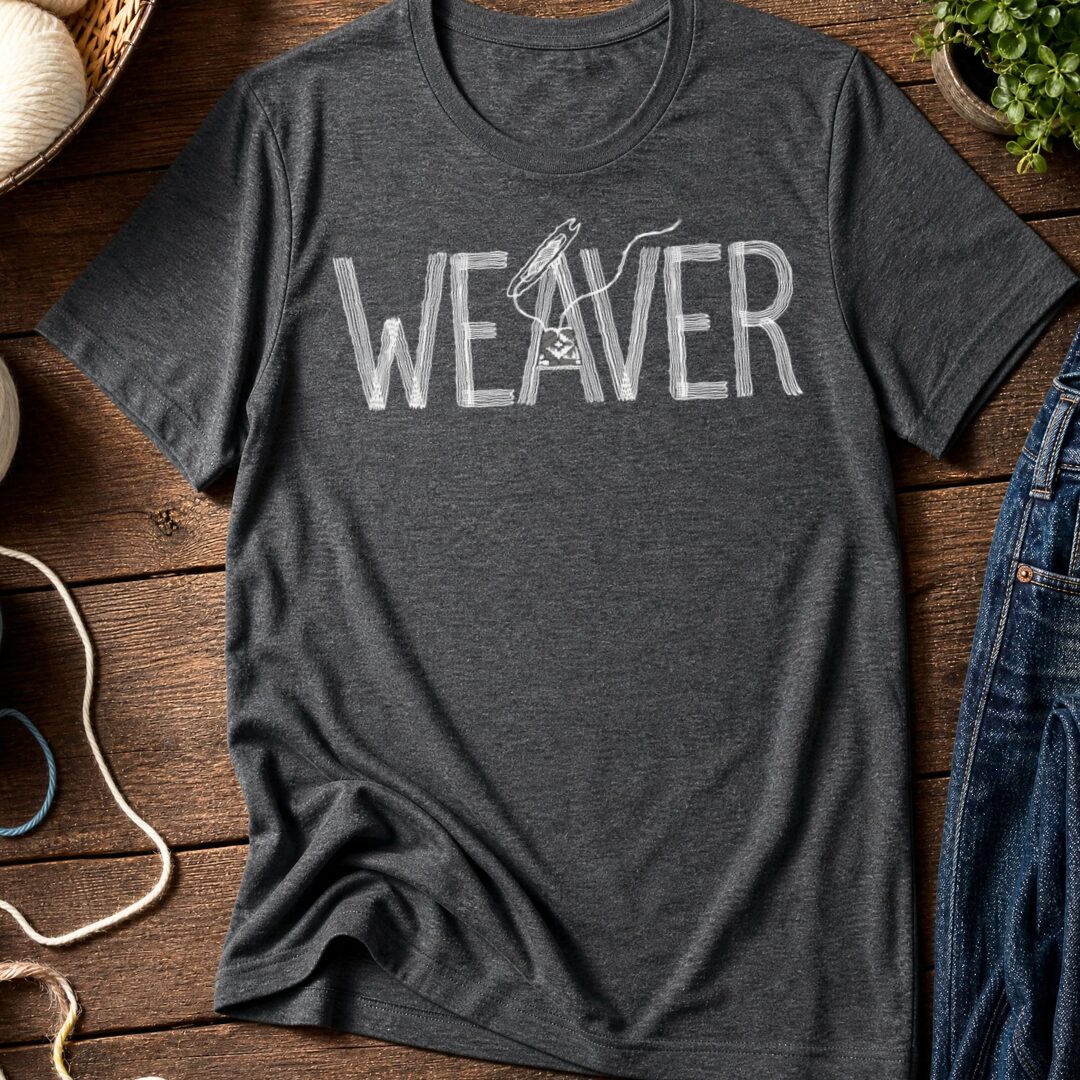 Weaver Text Dark Grey T-Shirt.jpg