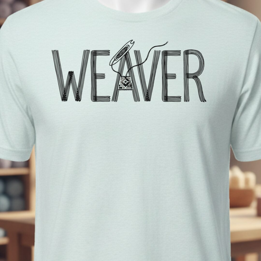 Weaver Text T-Shirt Ice Blue t-shirt