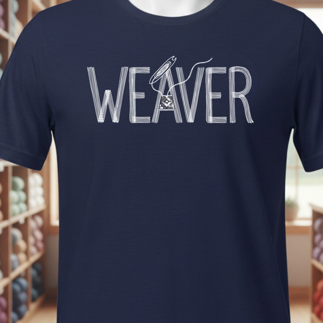 Weaver Text T-Shirt Navy t-shirt