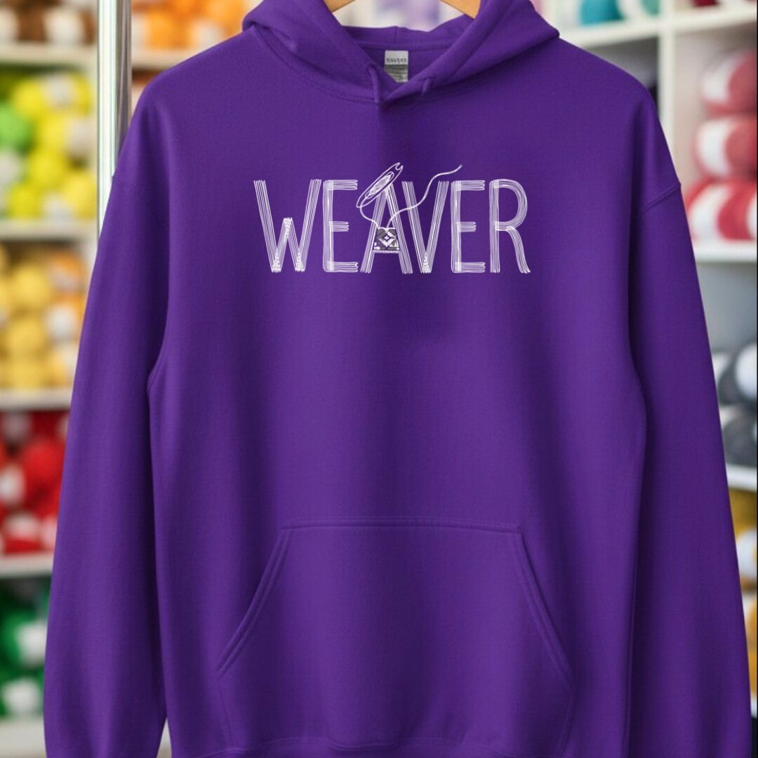 Weaver Text Purple Hoodie.jpg