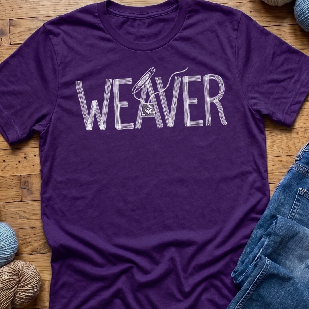 Weaver Text Purple T-Shirt.jpg