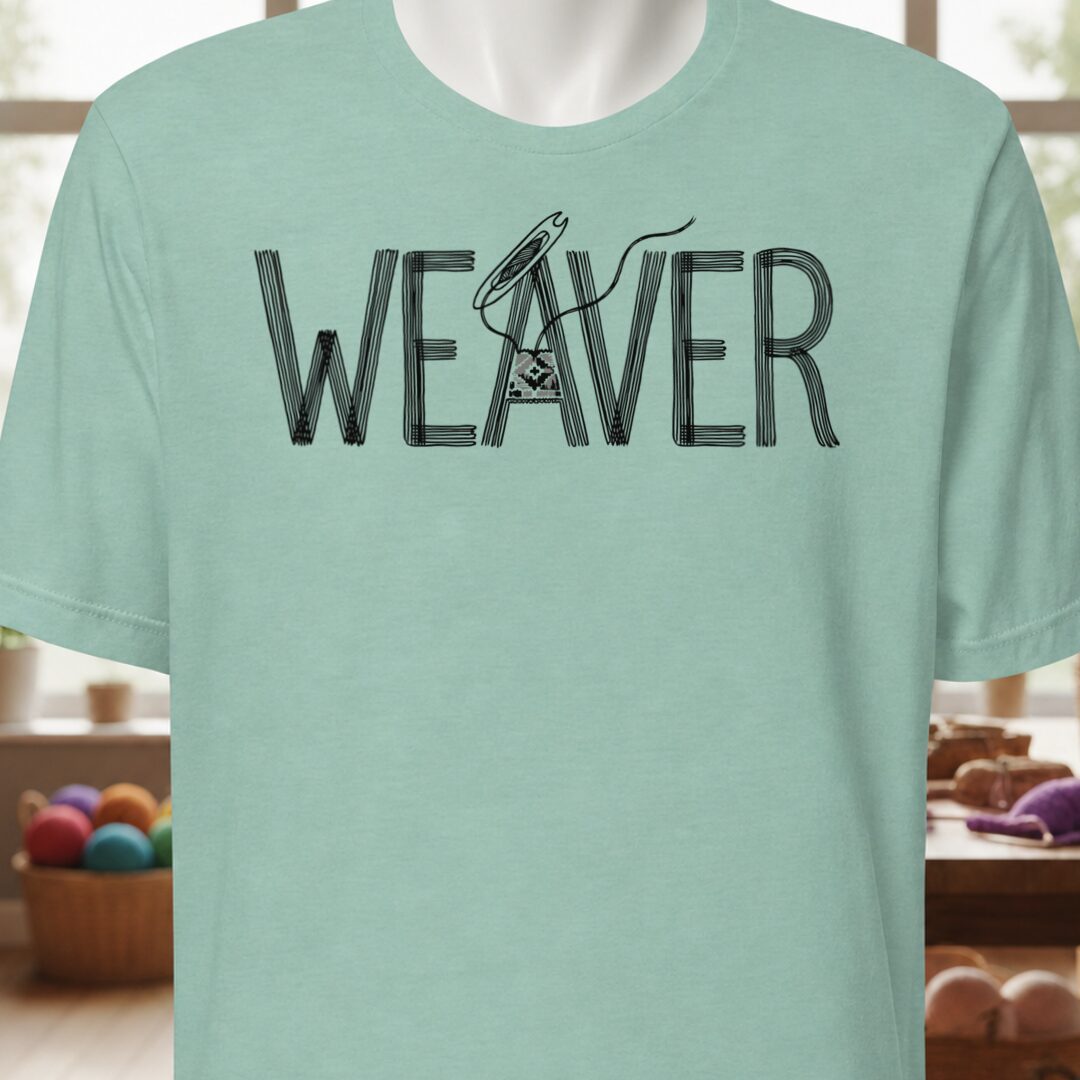Weaver Text T-Shirt Sea Breeze t-shirt