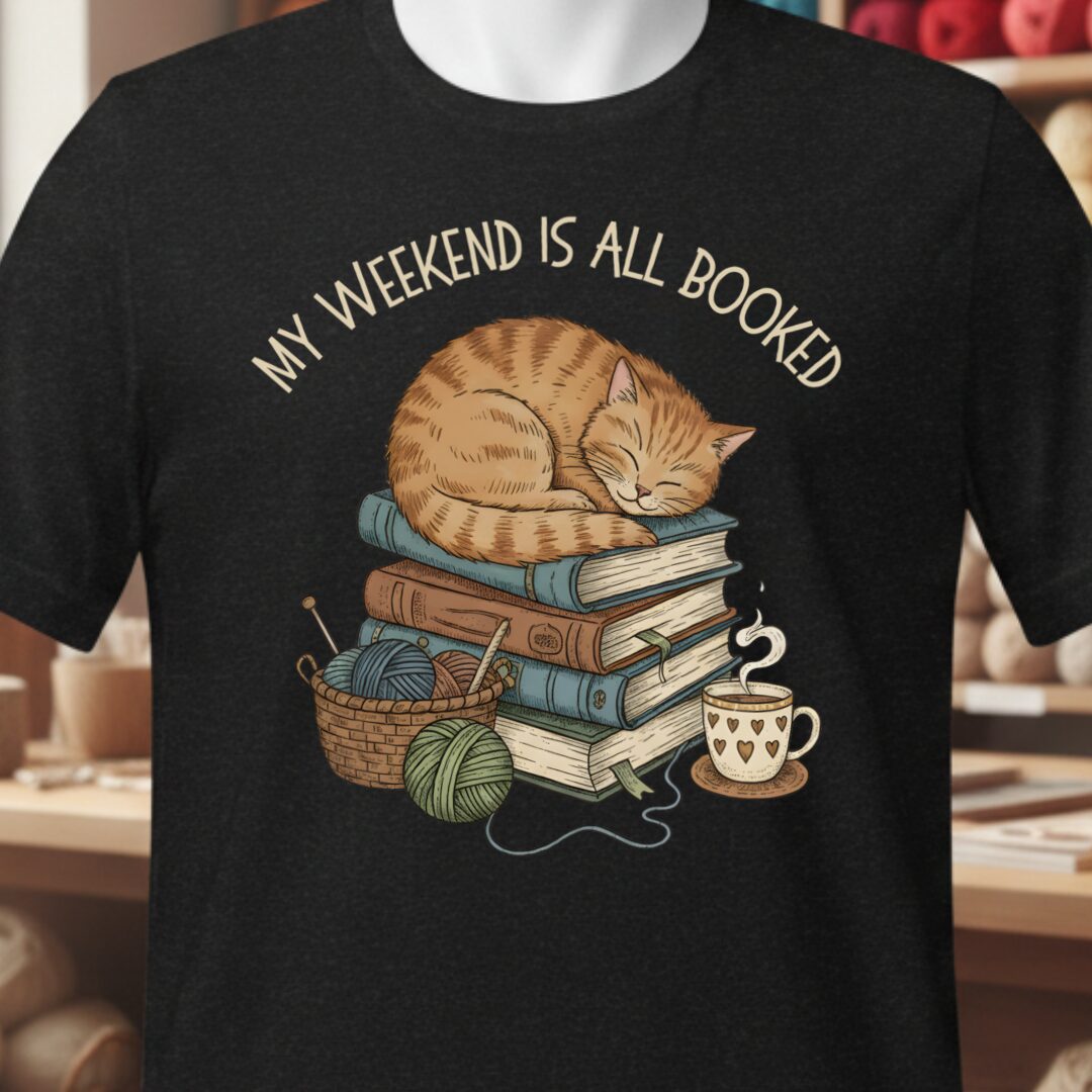 Weekend Booked T-Shirt Black t-shirt