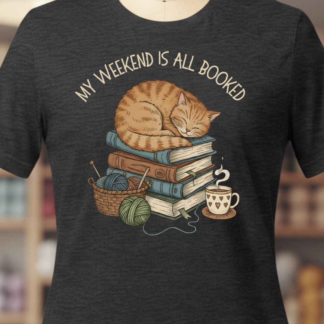 Weekend Booked T-Shirt Dark Grey t-shirt
