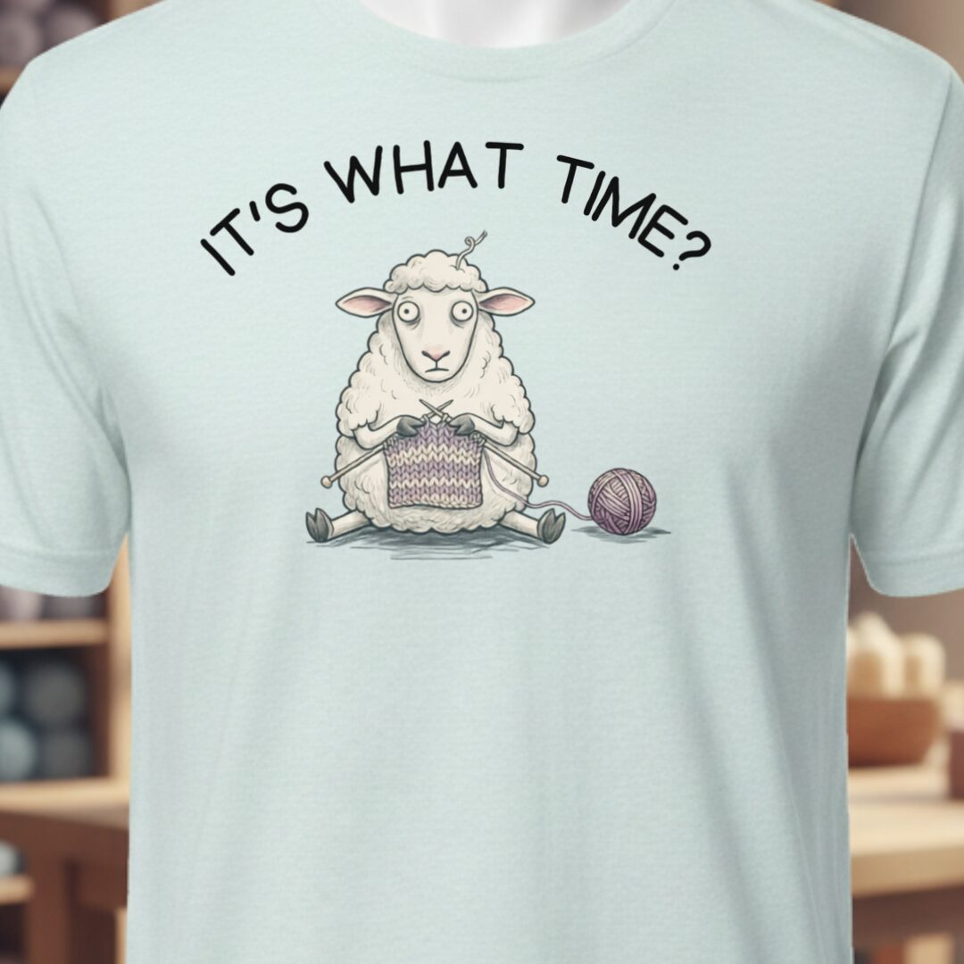 What Time T-Shirt Ice Blue t-shirt